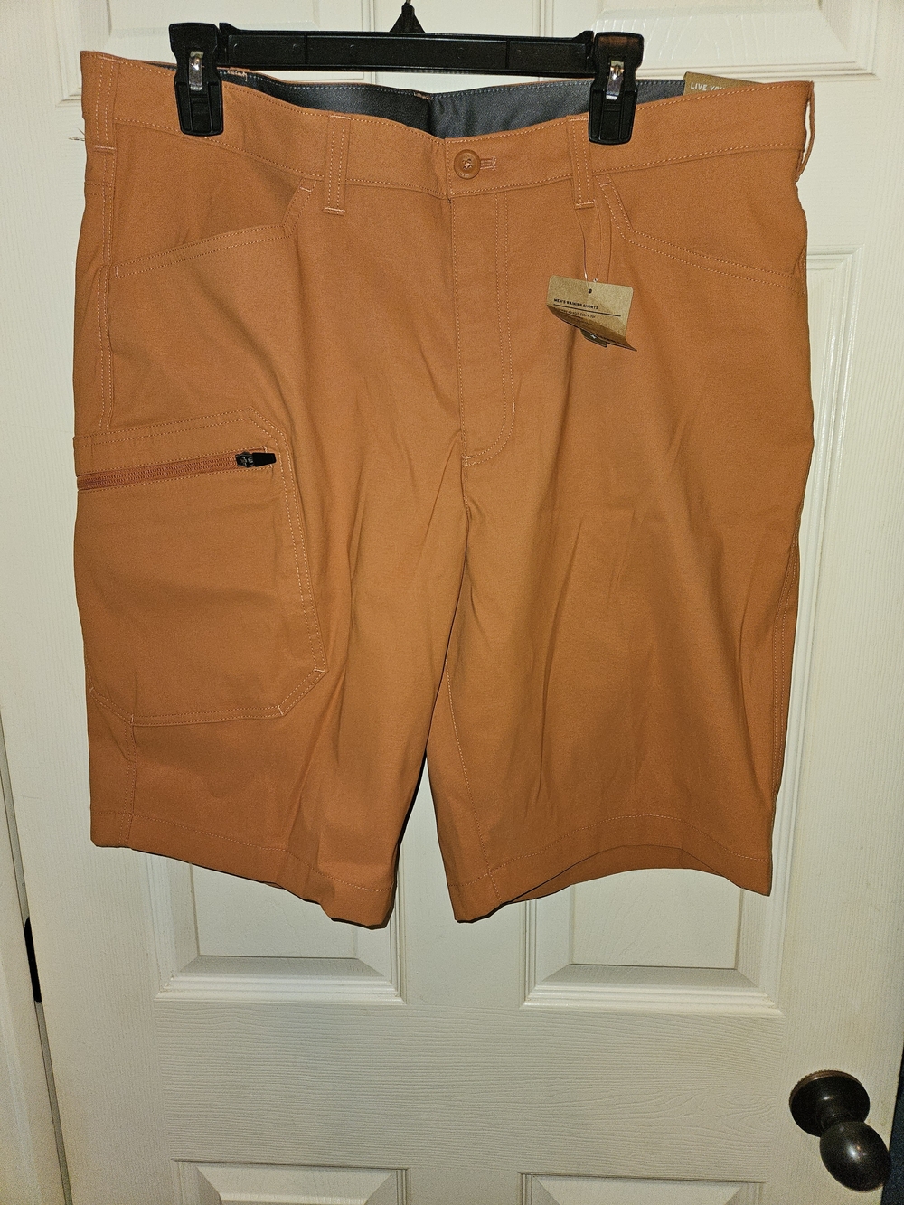Eddie Bauer Men's Burnt Orange Cargo Shorts